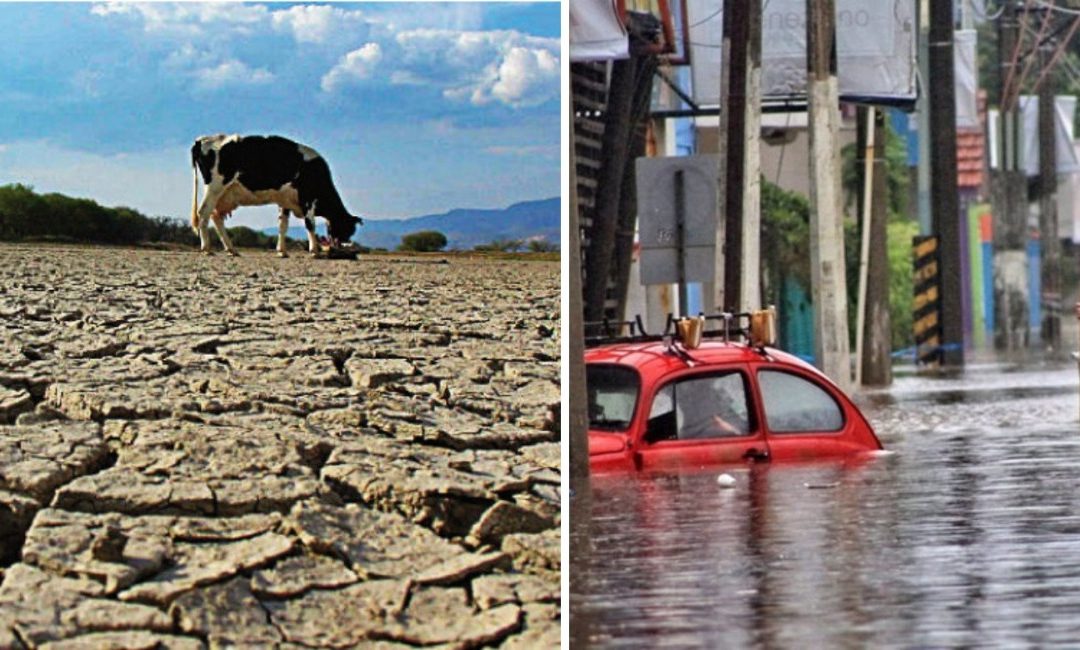 El cambio climático divide a México: inundaciones devastadoras en el centro y sur mientras el norte enfrenta sequía extrema
