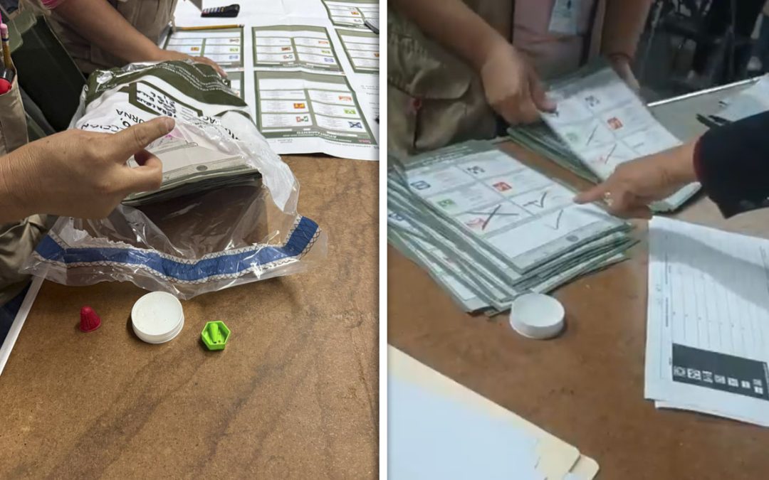Denuncia Máynez «fraude grotesco» en Poza Rica; manipulan boleta para anular voto