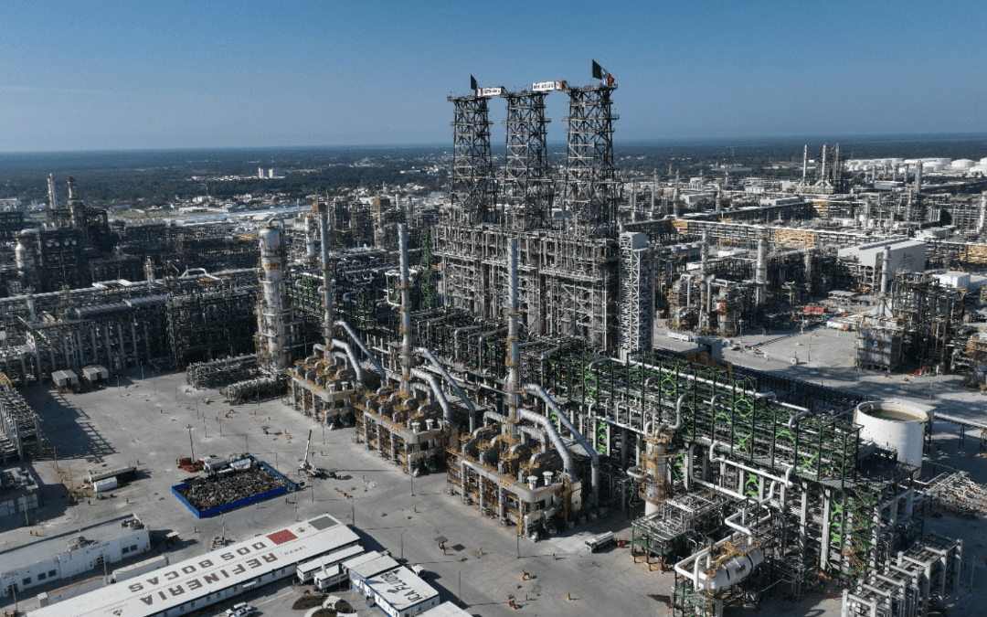 Refinería de Dos Bocas alcanza su mayor producción, pero sigue sin cumplir metas