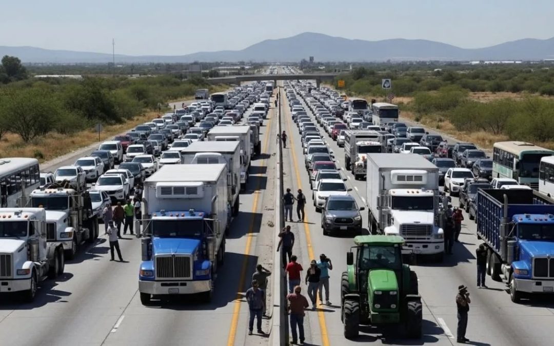 Transportistas denuncian hasta 70 robos diarios y se suman a bloqueos carreteros nacionales