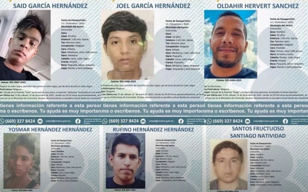 OLA DE DESAPARICIONES GOLPEA A SINALOA EN MEDIO DE ESCALADA DE VIOLENCIA