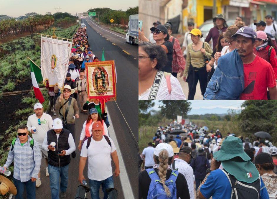 Con la Virgen y la bandera al frente: crónica del éxodo del SUTSEM en Nayarit (Parte 1)